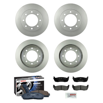 Bosch® - QuietCast™ Premium Front and Rear Brake Kit with Ceramic Pads