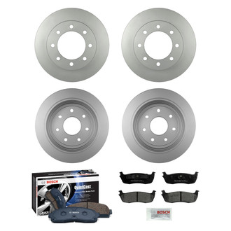 Bosch® - QuietCast™ Premium Front and Rear Brake Kit with Ceramic Pads