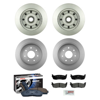 Bosch® - QuietCast™ Premium Front and Rear Brake Kit with Ceramic Pads