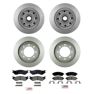 Bosch® - QuietCast™ Premium Front and Rear Brake Kit with Ceramic Pads