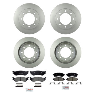 Bosch® - QuietCast™ Premium Front and Rear Brake Kit with Ceramic Pads