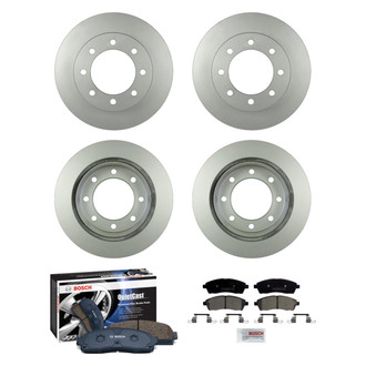 Bosch® - QuietCast™ Premium Front and Rear Brake Kit with Ceramic Pads