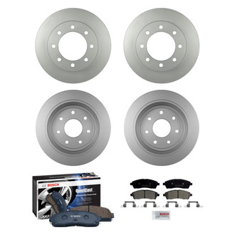 Bosch® - QuietCast™ Premium Front and Rear Brake Kit with Ceramic Pads