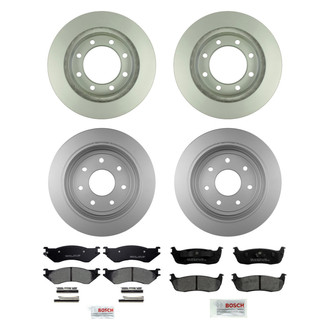 Bosch® - QuietCast™ Premium Front and Rear Brake Kit with Ceramic Pads