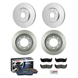 Bosch® - QuietCast™ Premium Front and Rear Brake Kit with Ceramic Pads