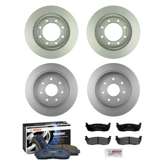 Bosch® - QuietCast™ Premium Front and Rear Brake Kit with Ceramic Pads