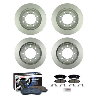 Bosch® - QuietCast™ Premium Front and Rear Brake Kit with Ceramic Pads