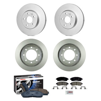 Bosch® - QuietCast™ Premium Front and Rear Brake Kit with Ceramic Pads
