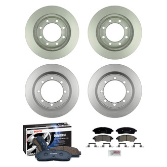 Bosch® - QuietCast™ Premium Front and Rear Brake Kit with Ceramic Pads
