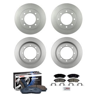 Bosch® - QuietCast™ Premium Front and Rear Brake Kit with Ceramic Pads