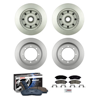 Bosch® - QuietCast™ Premium Front and Rear Brake Kit with Ceramic Pads