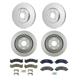 Bosch® - QuietCast™ Premium Front and Rear Brake Kit with Ceramic Pads