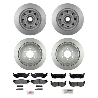 Bosch® - QuietCast™ Premium Front and Rear Brake Kit with Ceramic Pads