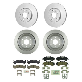 Bosch® - QuietCast™ Premium Front and Rear Brake Kit with Ceramic Pads