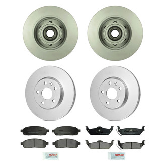 Bosch® - QuietCast™ Premium Front and Rear Brake Kit with Ceramic Pads