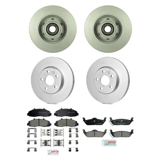 Bosch® - QuietCast™ Premium Front and Rear Brake Kit with Ceramic Pads