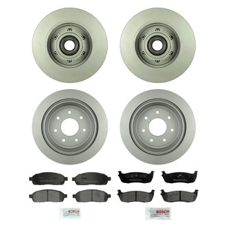Bosch® - QuietCast™ Premium Front and Rear Brake Kit with Ceramic Pads