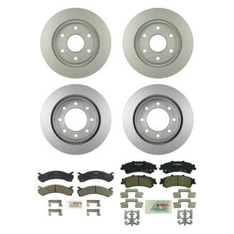 Bosch® - QuietCast™ Premium Front and Rear Brake Kit with Ceramic Pads