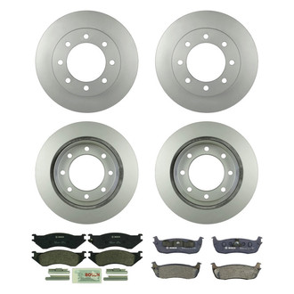 Bosch® - QuietCast™ Premium Front and Rear Brake Kit with Organic Pads