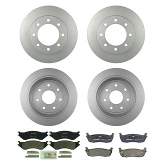 Bosch® - QuietCast™ Premium Front and Rear Brake Kit with Organic Pads