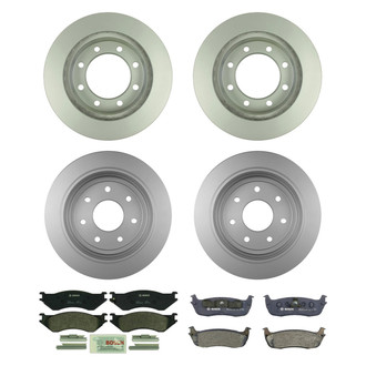 Bosch® - QuietCast™ Premium Front and Rear Brake Kit with Organic Pads