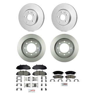 Bosch® - QuietCast™ Premium Front and Rear Brake Kit with Ceramic Pads