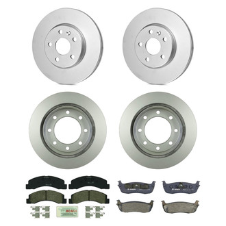 Bosch® - QuietCast™ Premium Front and Rear Brake Kit with Organic Pads