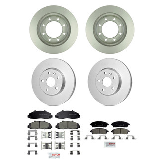 Bosch® - QuietCast™ Premium Front and Rear Brake Kit with Ceramic Pads