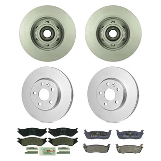 Bosch® - QuietCast™ Premium Front and Rear Brake Kit with Organic Pads