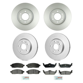 Bosch® - QuietCast™ Premium Front and Rear Brake Kit with Ceramic Pads