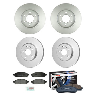 Bosch® - QuietCast™ Premium Front and Rear Brake Kit with Ceramic Pads