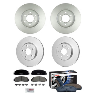 Bosch® - QuietCast™ Premium Front and Rear Brake Kit with Ceramic Pads