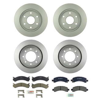 Bosch® - QuietCast™ Premium Front and Rear Brake Kit with Ceramic Pads
