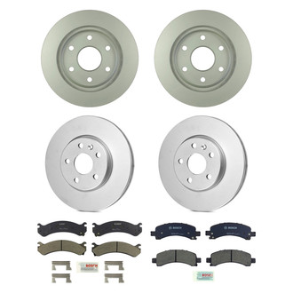 Bosch® - QuietCast™ Premium Front and Rear Brake Kit with Ceramic Pads