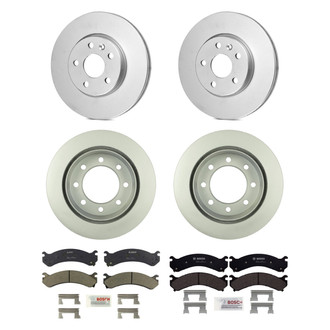 Bosch® - QuietCast™ Premium Front and Rear Brake Kit with Ceramic Pads