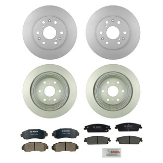 Bosch® - QuietCast™ Premium Front and Rear Brake Kit with Ceramic Pads