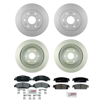 Bosch® - QuietCast™ Premium Front and Rear Brake Kit with Ceramic Pads