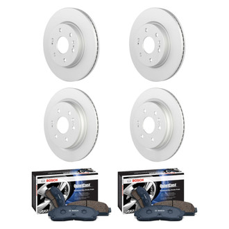 Bosch® - QuietCast™ Premium Brake Kit with Ceramic Pads