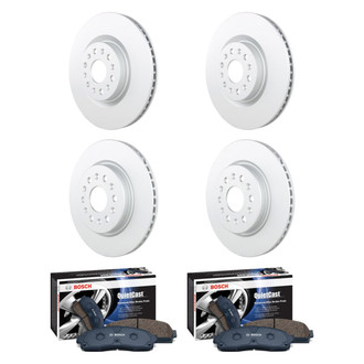 Bosch® - QuietCast™ Premium Front and Rear Brake Kit with Ceramic Pads