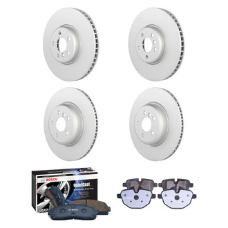 Bosch® - QuietCast™ Premium Front and Rear Brake Kit with Ceramic Pads
