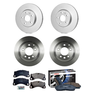 Bosch® - QuietCast™ Premium Front and Rear Brake Kit with Organic Pads