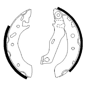 Bosch® - Blue™ Rear Parking Brake Shoes