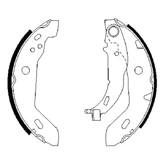 Bosch® - Blue™ Parking Brake Shoes
