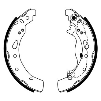 Bosch® - Blue™ Rear Parking Brake Shoes
