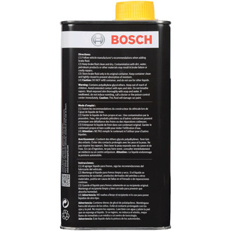 Bosch Brake Fluid Bottle Rear View