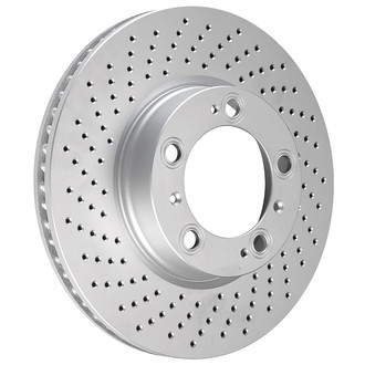 Coated Drilled Brake Rotor