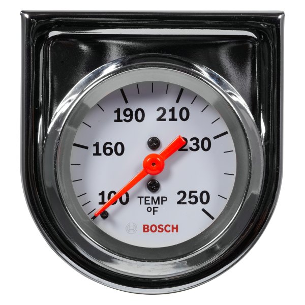 Bosch® - Style Line Series 2" Mechanical Water/Oil Temperature Gauge, White, 100-250 F