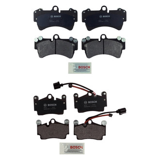 Bosch® - QuietCast™ Premium Organic Front and Rear Disc Brake Pad Set