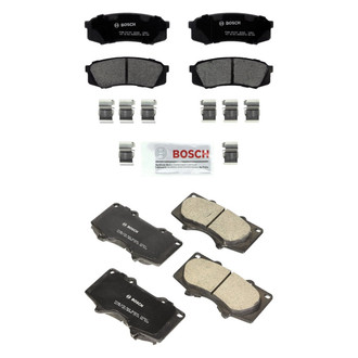 Bosch® - QuietCast™ Premium Ceramic Front and Rear Disc Brake Pad Set