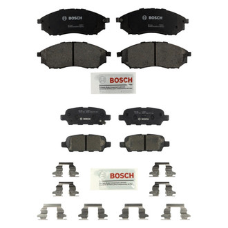 Bosch® - QuietCast™ Premium Ceramic Front and Rear Disc Brake Pad Set